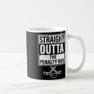 Ice Hockey Player Straight Outta The Penalty Box Coffee Mug
