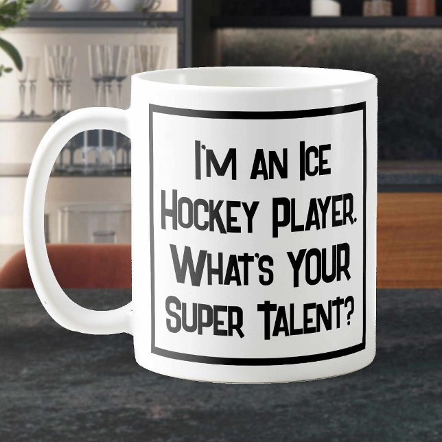 Ice Hockey Player Super Talent. Coffee Mug (Creator Uploaded)