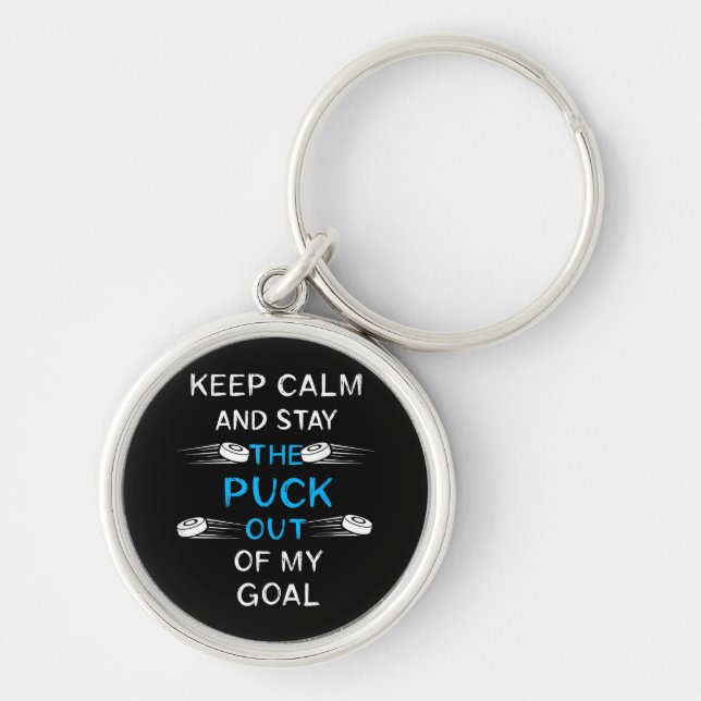 Ice Hockey Puck Play Ice Hockey Winter Team Sport  Key Ring (Front)