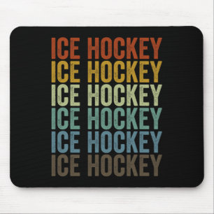 Ice Hockey Retro _1 Mouse Pad
