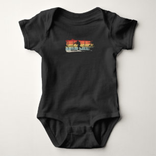Ice Hockey Retro Baby Bodysuit