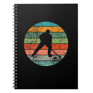 Ice Hockey Retro Notebook
