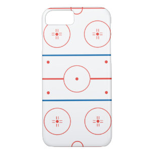 ice hockey rink graphic iPhone 8/7 case
