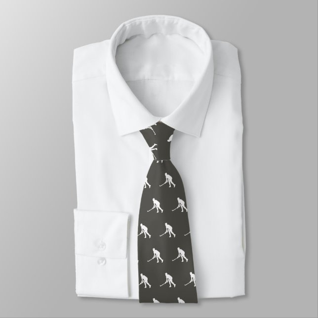 Ice Hockey Sport Tie (Tied)