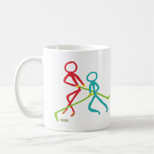 Ice Hockey Stickmen Coffee Mug