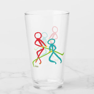 Ice Hockey Stickmen Glass