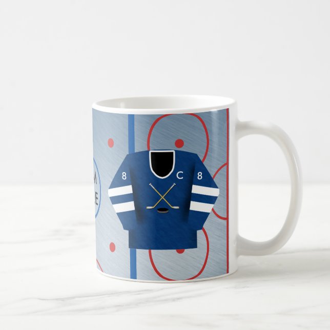 Ice Hockey Team Jersey Mug (Right)
