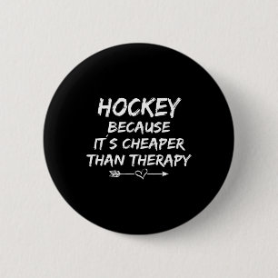 Ice Hockey Team Outfit Hockey Saying Ice Hockey Pl 6 Cm Round Badge