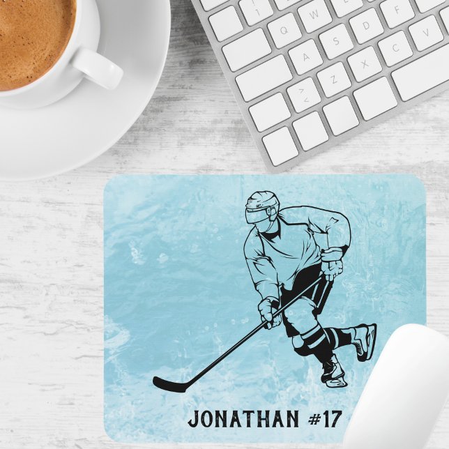 Ice Hockey Team Player Mouse Pad (Creator Uploaded)