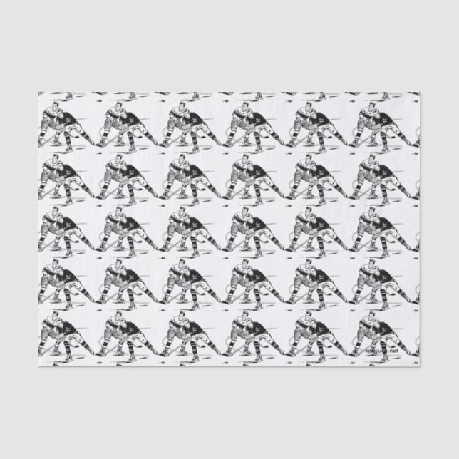 Ice hockey tissue paper (Front)