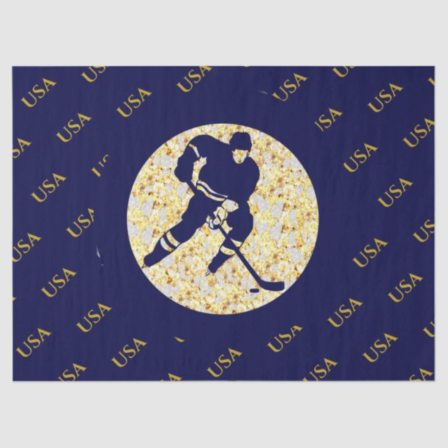 ICE HOCKEY  TISSUE PAPER (Front)