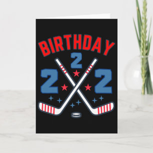 Ice Hockey Two Birthday Boy 2nd Party Boys Age 2  Card