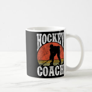Ice Hockey Vintage Coach Retro Hockey Coach Coffee Mug