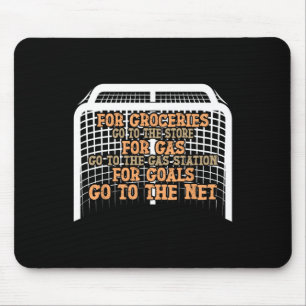 Ice Hockey Vintage For Groceries Go To The Store F Mouse Pad