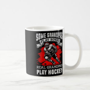 Ice Hockey Vintage Grandpa Some Grandpas Play Bing Coffee Mug