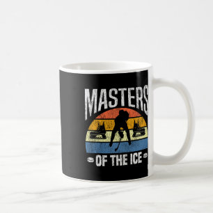 Ice Hockey Vintage Retro Masters Of The Ice Coffee Mug