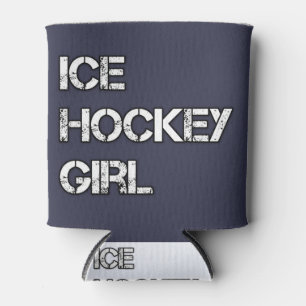 Ice hokey girl can cooler