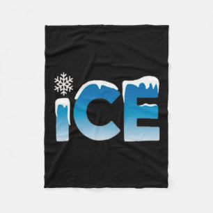 Ice Ice Ba Fleece Blanket