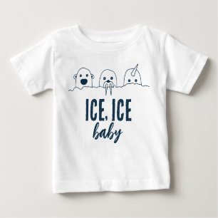 Ice Ice Baby Cute Arctic Animals Baby Shirt
