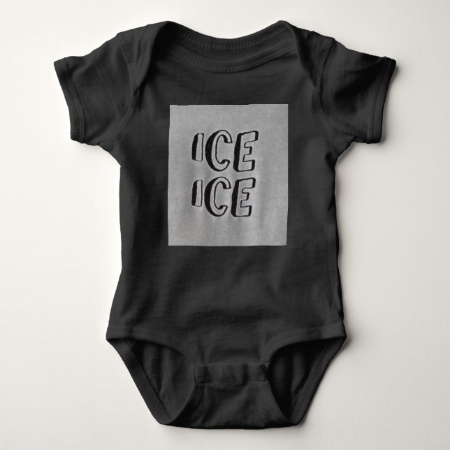 Ice Ice Baby Onezee Baby Bodysuit (Front)