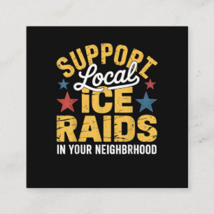 ICE Immigration Support Enclosure Card