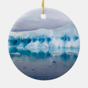 Ice in Antarctica Ceramic Ornament