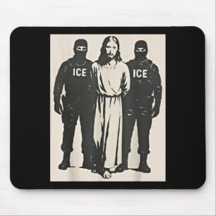 Ice Jesus Mouse Pad