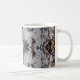 Ice kaleidoscope pattern coffee mug
