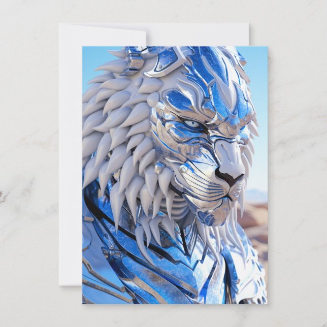 Ice Kitty Holiday Card (Front)