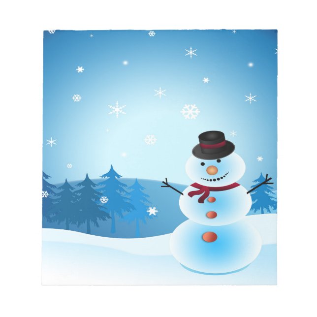 ICE MAN SAYS; MERRY CHRISTMAS NOTEPAD (Front)