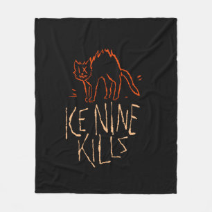 Ice Nine Kills – INK Halloween Cat  Fleece Blanket