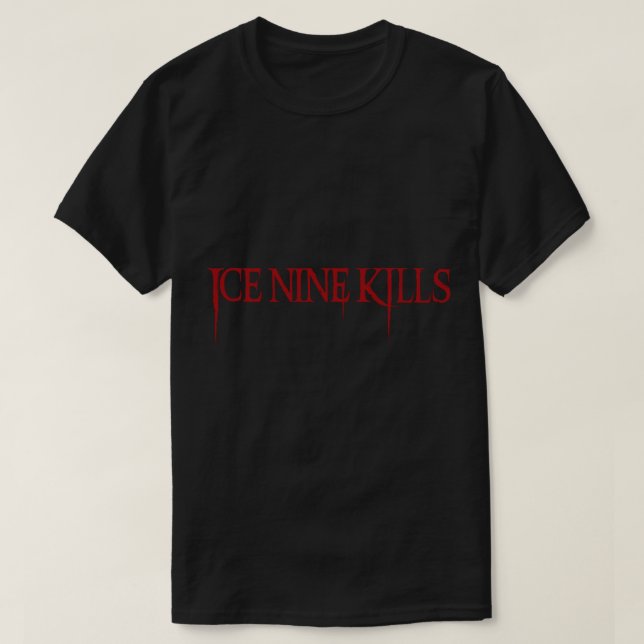 Ice Nine Kills Logo Sticker T-Shirt (Design Front)