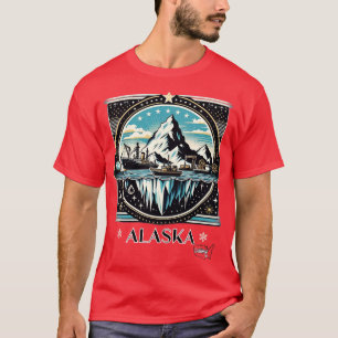 Ice Oil Alaskas Ruggedness American Vintage Retro T-Shirt