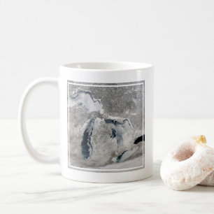 Ice On The Great Lakes, United States. Coffee Mug