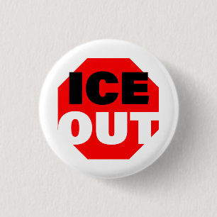 ICE OUT 3 CM ROUND BADGE