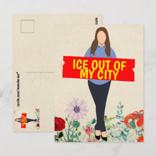 Ice Out of My City Postcard