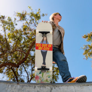 Ice Out of My City Skateboard