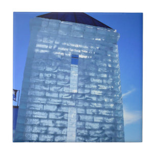 Ice Palace at Carnaval de Quebec, Canada Ceramic Tile