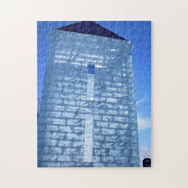 Ice Palace at Carnaval de Quebec, Canada Jigsaw Puzzle (Vertical)