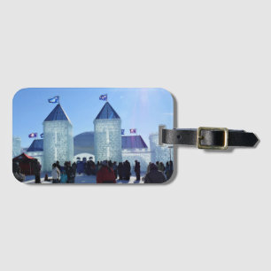 Ice Palace at Carnaval de Quebec, Canada Luggage Tag