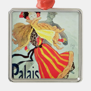 Ice Palace', Champs Elysees, Paris, 1893 Metal Tree Decoration