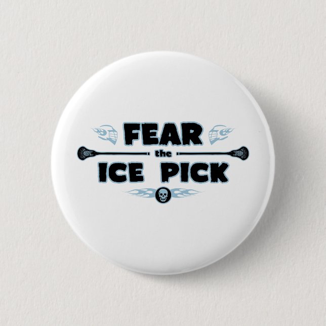 Ice Pick - blue 6 Cm Round Badge (Front)