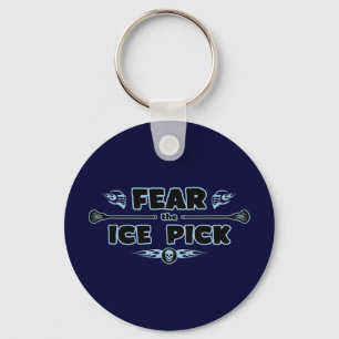 Ice Pick - blue Key Ring