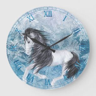 Ice Pony Wall Clock