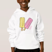 Ice pop cartoon illustration 