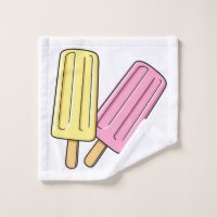 Ice pop cartoon illustration