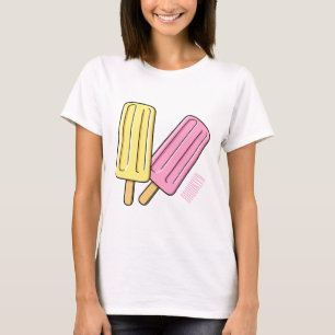Ice pop cartoon illustration  T-Shirt