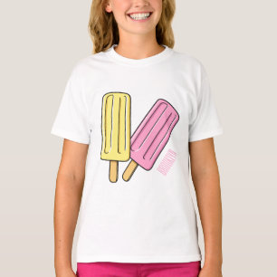 Ice pop cartoon illustration  T-Shirt