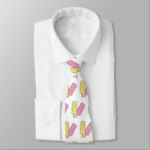 Ice pop cartoon illustration  tie