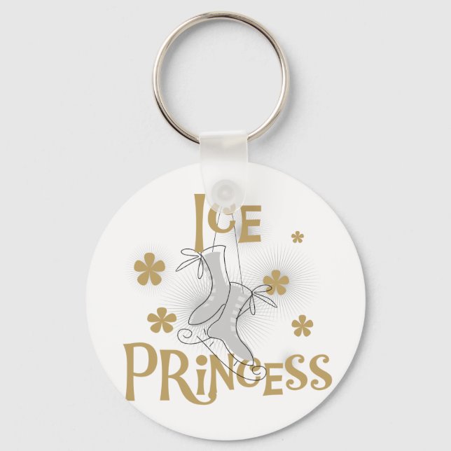 Ice Princess Tshirts and Gifts Key Ring (Front)